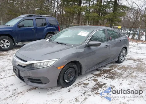 2017 Honda Civic Lx из США, поврежденный, VIN 19XFC2F57HE079136